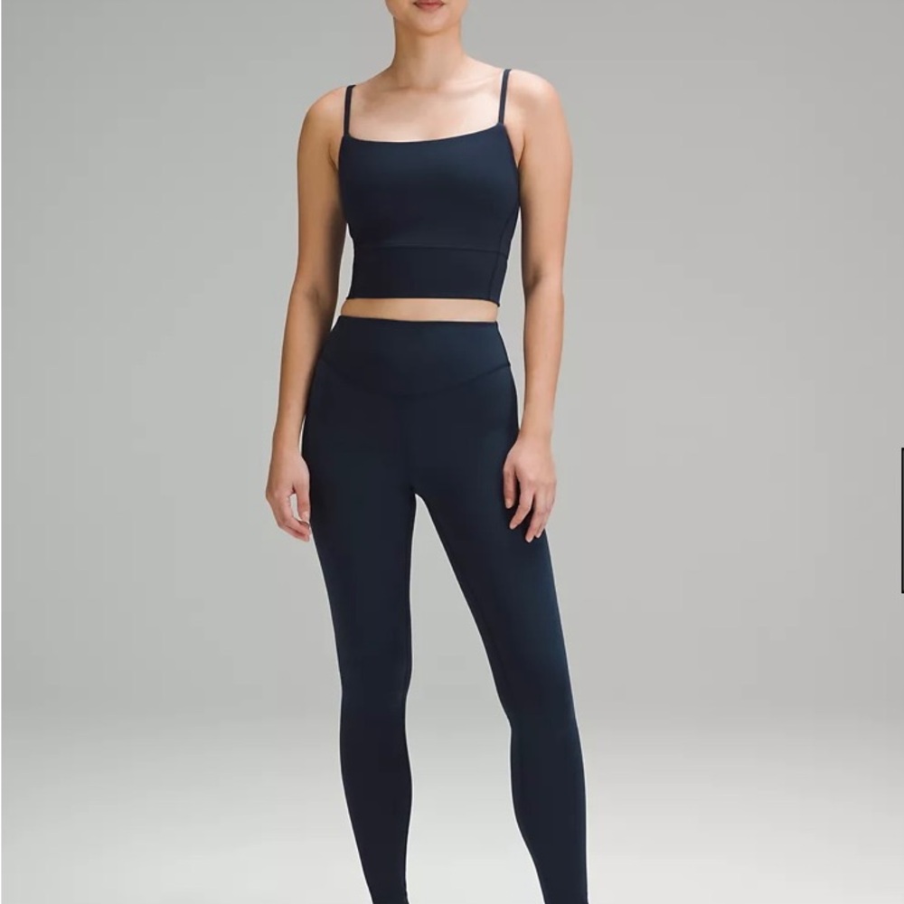 Wunder Under SmoothCover High-Rise Tight 28" Size 4 True Navy